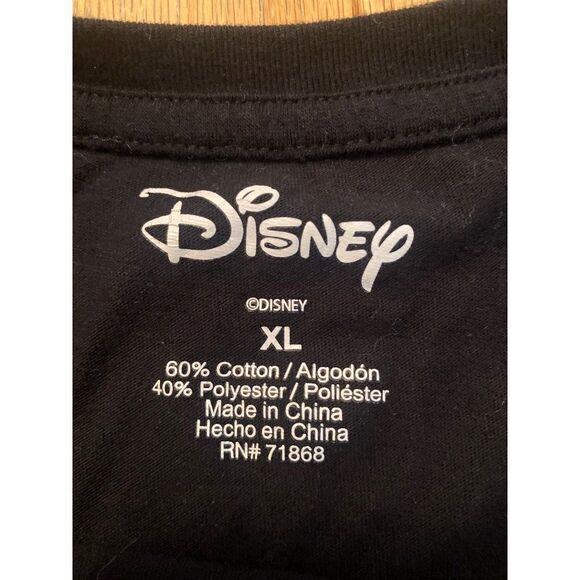 Disney Villains, kid's black short sleeve graphic t shirt size XL - Picture 5 of 5